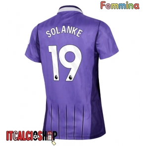 Tottenham Hotspur Dominic Solanke #19 Terza Maglia Femmina 2026-27 Manica Corta
